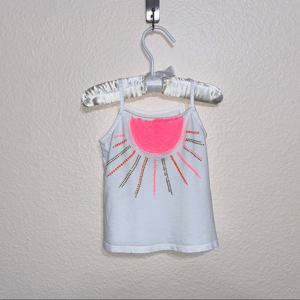 Egg by Susan Lazar Sunburst tank top.